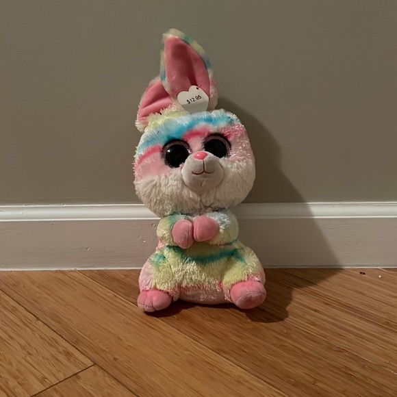 BEANIE BOOS! 3 bunnies one sequence wolf. ALL HAVE TAGS! - Picture 2 of 5